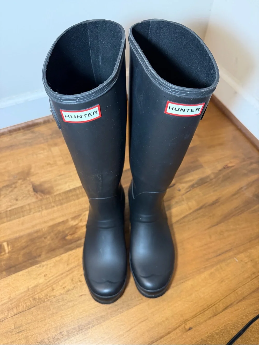 Hunter Women’s Original Matte Tall Rain Boots — Black